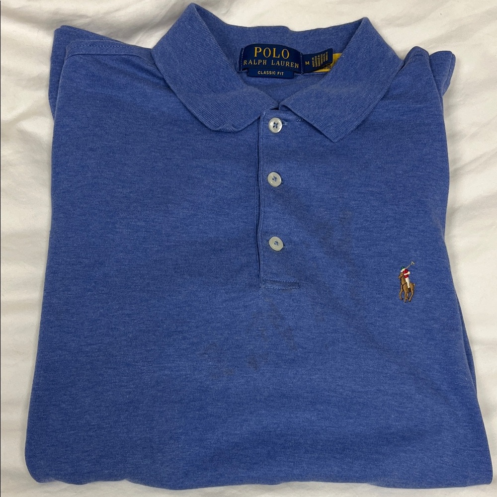 Polo by Ralph Lauren Classic Blue Polo Shirt